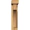 Ekena Millwork Westlake Block Rough Sawn Bracket w/ Offset Brace, Western Red Cedar, 4"W x 14"D x 18"H BKT0402X14X18WTL05RWR - alternate 2
